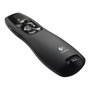Logitech R400 Presentador Inalámbrico con Puntero Láser Rojo Negro